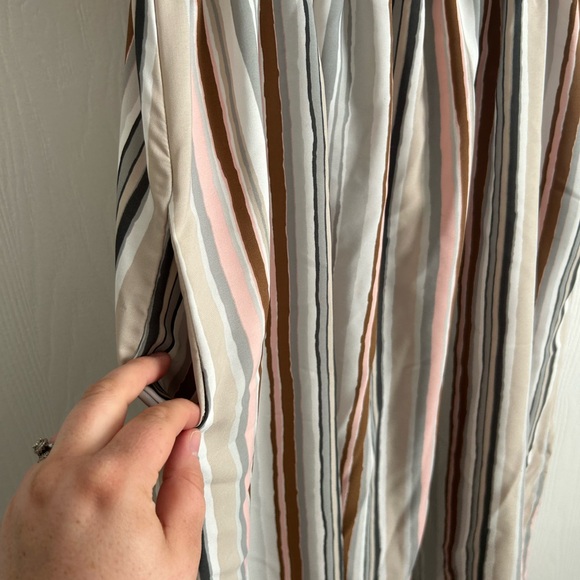 Stripped Elastic Waist Dress - Picture 4 of 4